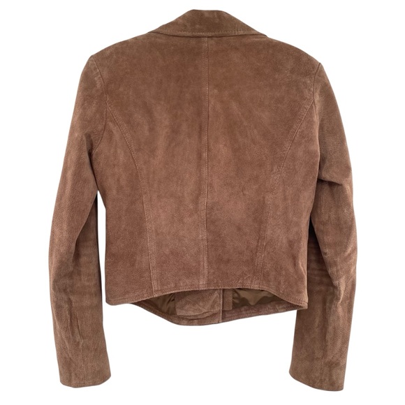 BLANKNYC Women's Suede Leather Moto Jacket - Picture 5 of 7